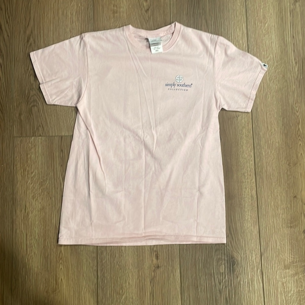 Pink Simply Southern Tee women’s size small